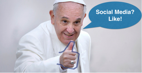 papa francesco e i social media