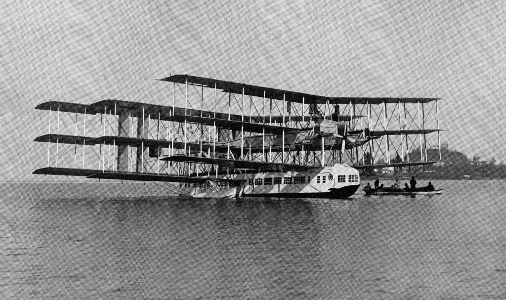 Il Caproni Ca 60 “Transaereo” sul Lago Maggiore, prima delle prove di volo (1921)2